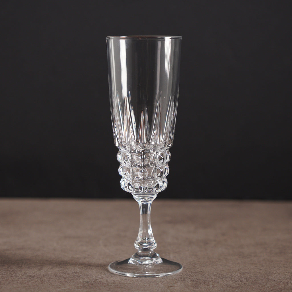 法國Cristal d'Arques "Pompadour"系列水晶香檳杯