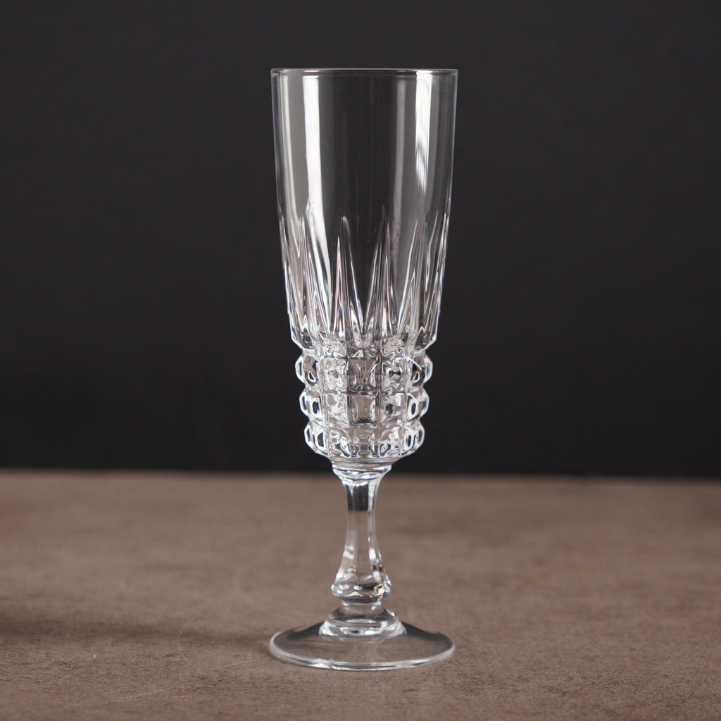 法國Cristal d'Arques "Pompadour"系列水晶香檳杯