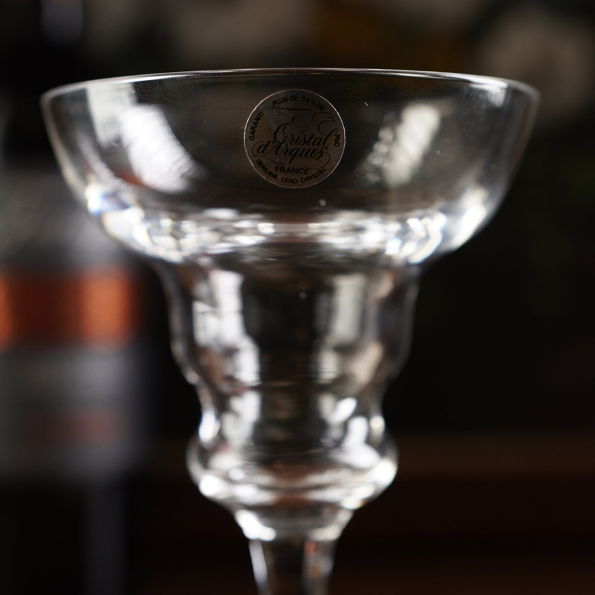 法國Cristal d'Arques雪酪高腳水晶杯