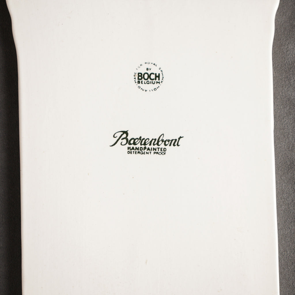 比利時Boch手繪"Boerenbont"風格起司盤