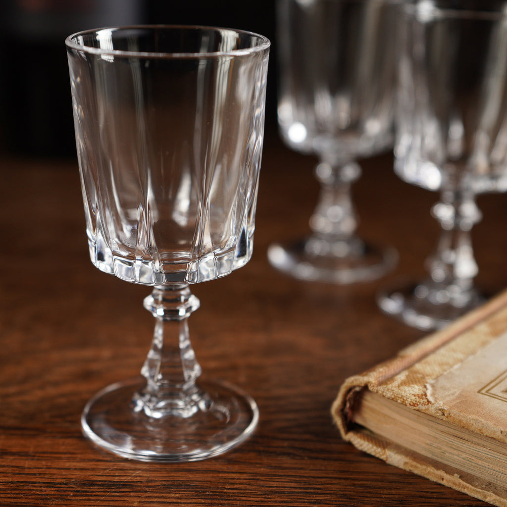 法國Cristal d'Arques "Louvre"系列水晶甜酒杯