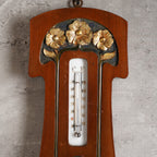 荷蘭J.G. Van Deene "Art Nouveau"風格氣壓溫度計
