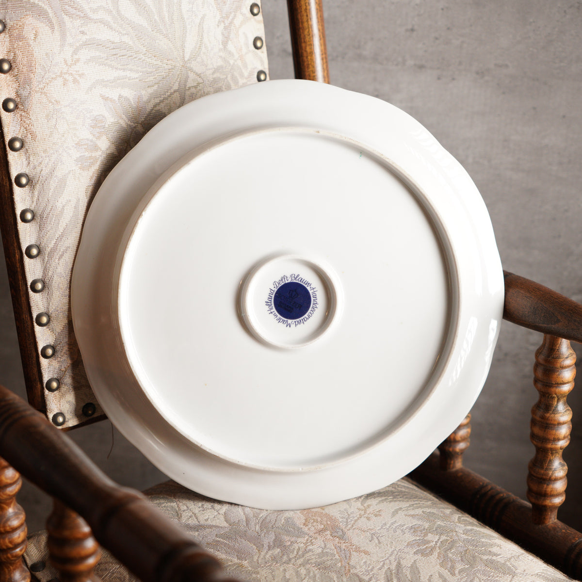 荷蘭"製鞋工匠"Delft Blue藍陶展示盤