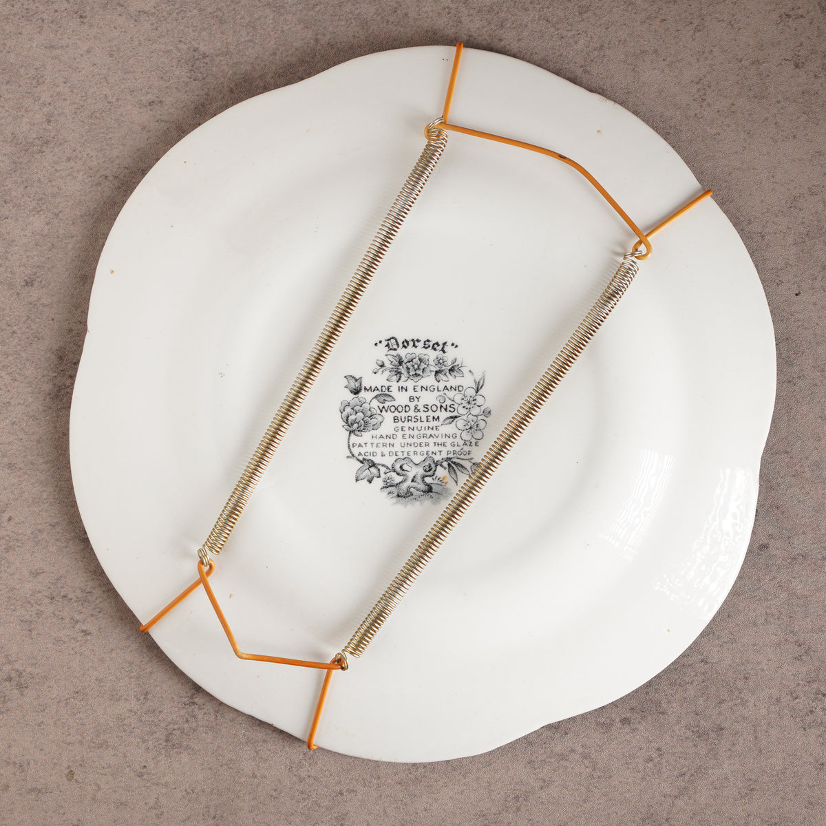 1960英國Wood & Sons "Dorset"系列展示掛盤