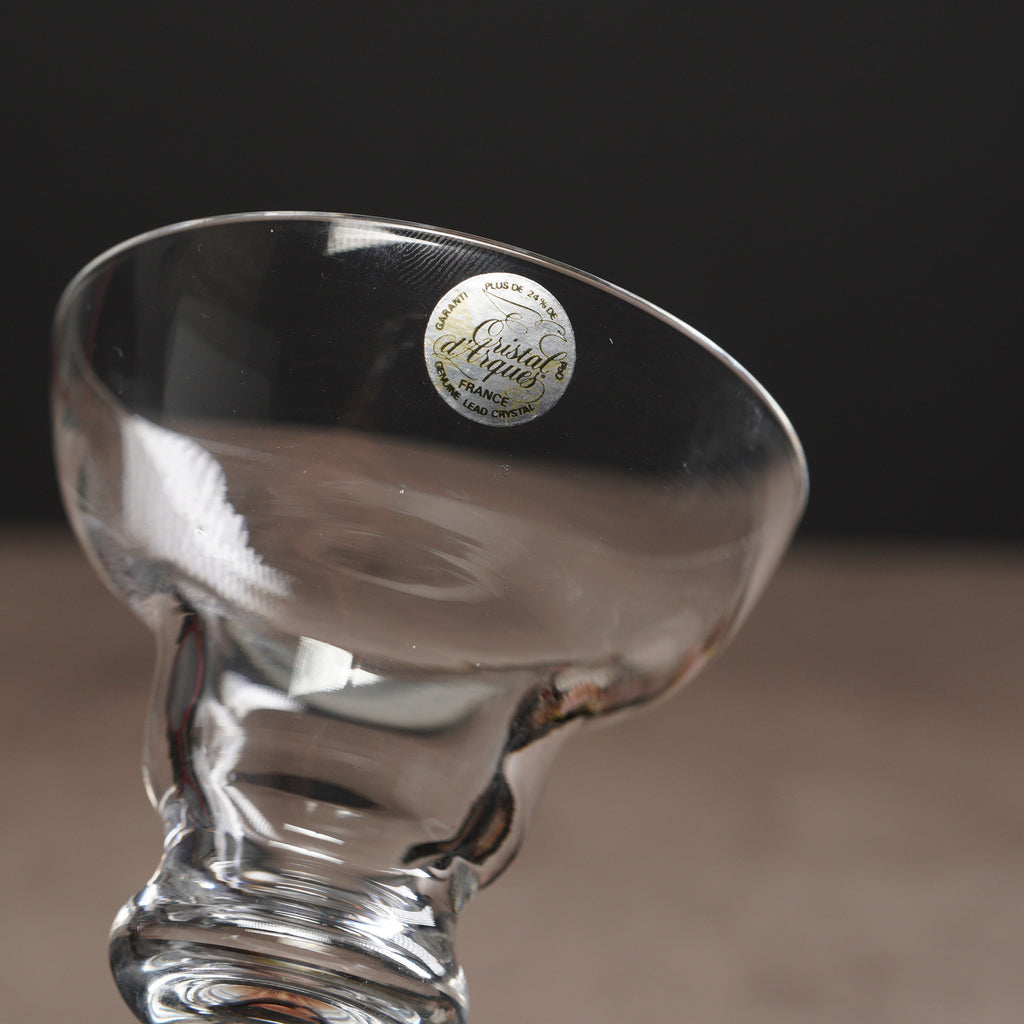 法國Cristal d'Arques雪酪高腳水晶杯