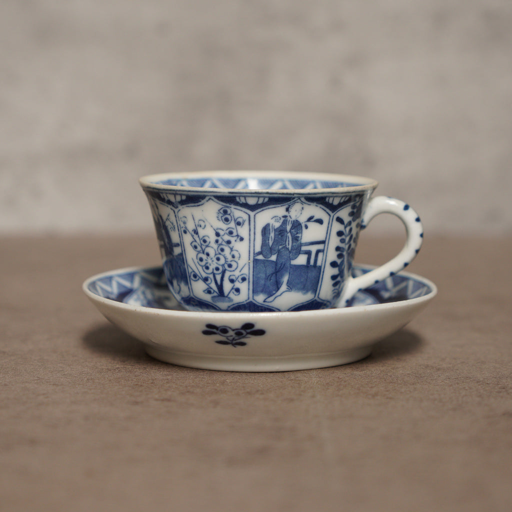 荷蘭東方仕女"Lange Lijs"百年青花瓷杯組