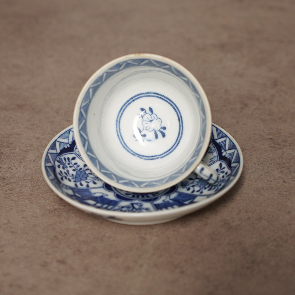 荷蘭東方仕女"Lange Lijs"百年青花瓷杯組