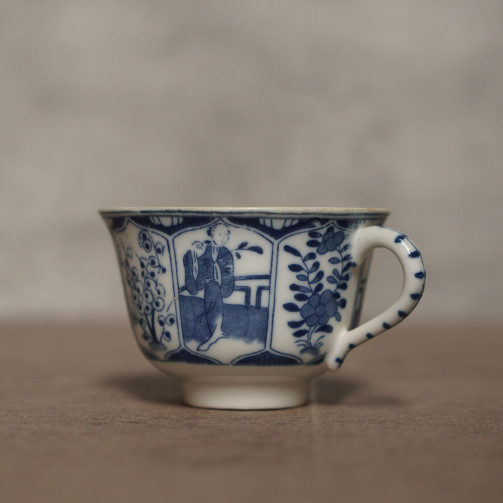 荷蘭東方仕女"Lange Lijs"百年青花瓷杯組