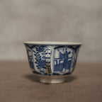 荷蘭東方仕女"Lange Lijs"百年青花瓷杯組