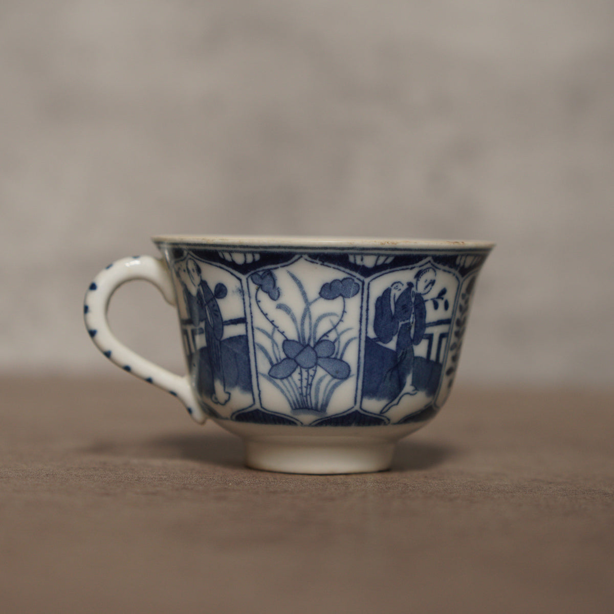 荷蘭東方仕女"Lange Lijs"百年青花瓷杯組