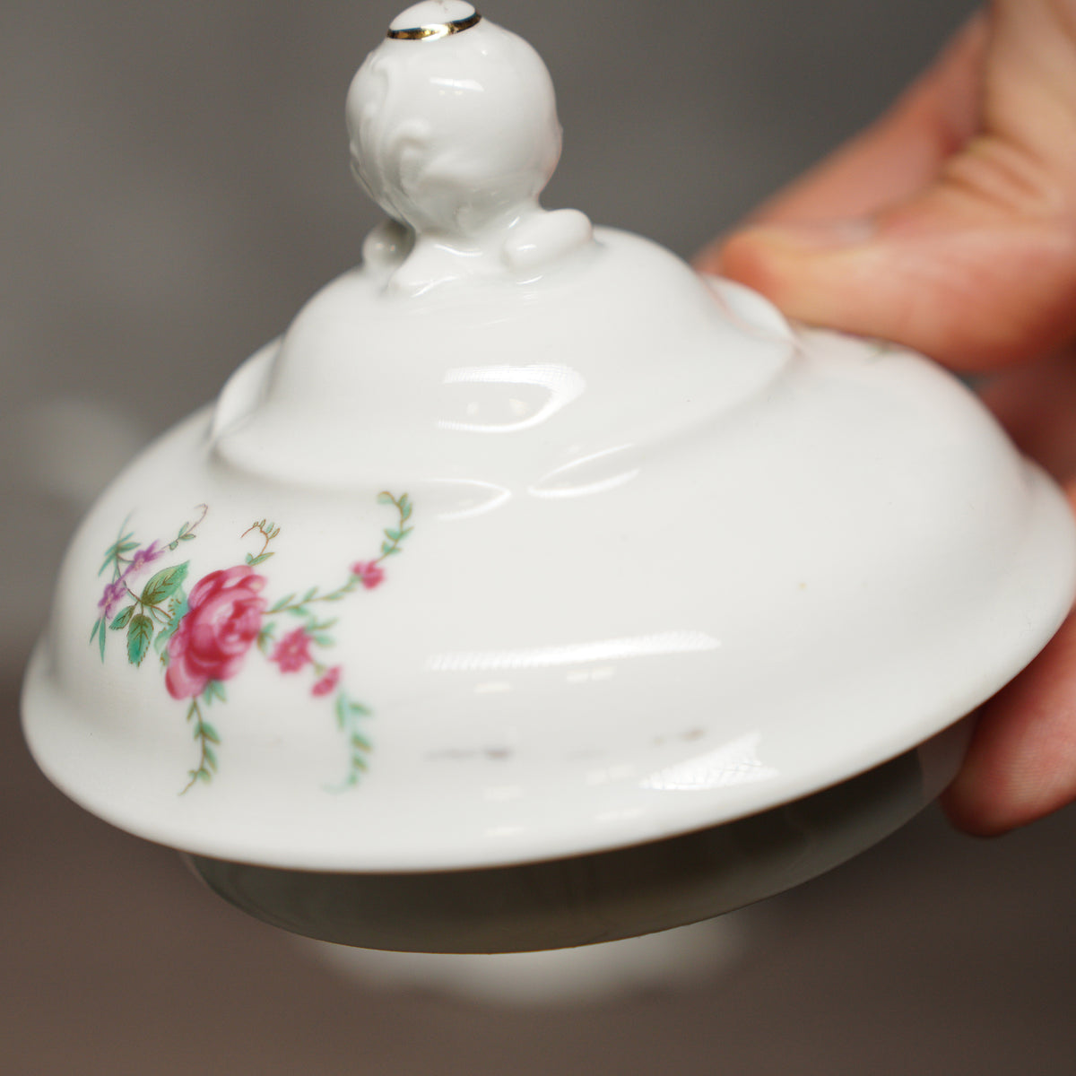 波蘭Wawel玫瑰描金浮雕雙人茶具組