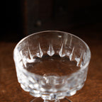 法國Cristal d'Arques "Louvre"系列水晶雪酪杯/布丁杯