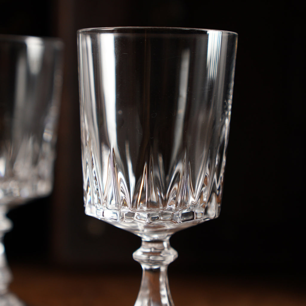 法國Cristal d'Arques "Louvre"系列水晶雪莉酒杯