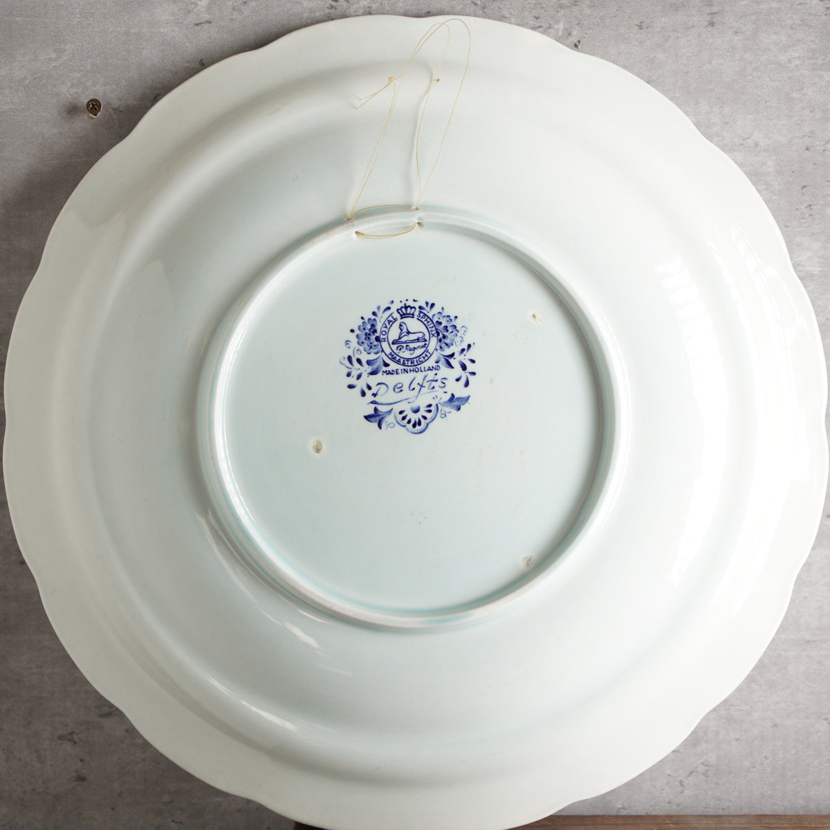 1960's荷蘭Royal Sphinx湖畔風景大型掛盤