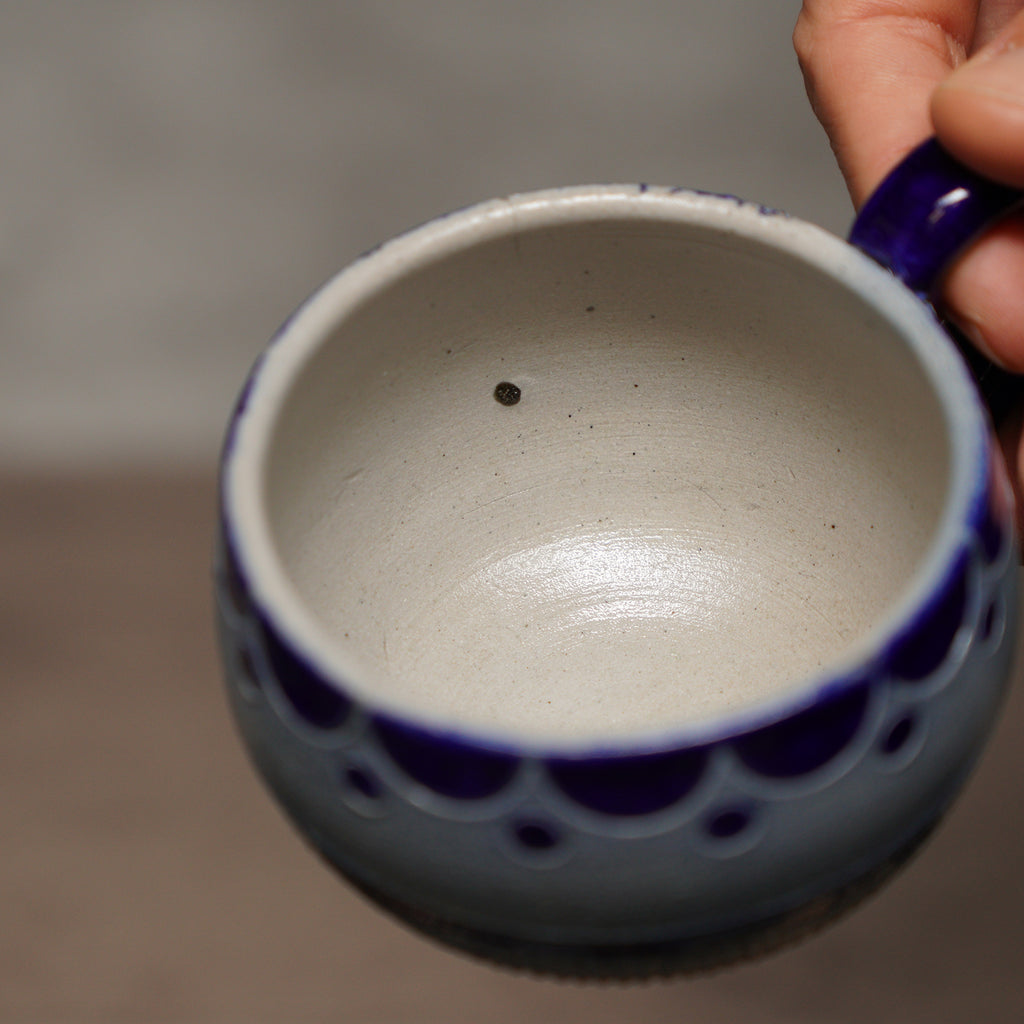 比利時Gres De La Roche手工鹽釉雙人茶具組