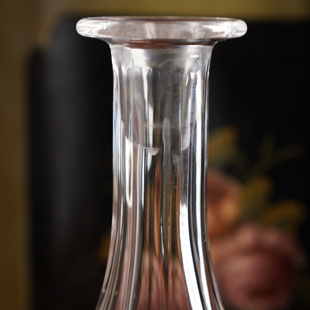 英國Royal Brierley吊鐘花手工水晶醒酒器