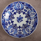 1930荷蘭De Porceleyne Fles正統Delft Blue手繪掛盤