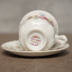 英國名瓷Royal Albert "Moss Rose"系列22k金骨瓷杯組