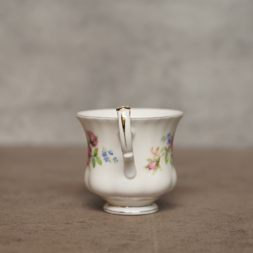 英國名瓷Royal Albert "Moss Rose"系列22k金骨瓷杯組