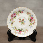 英國名瓷Royal Albert "Moss Rose"系列22k金骨瓷杯組