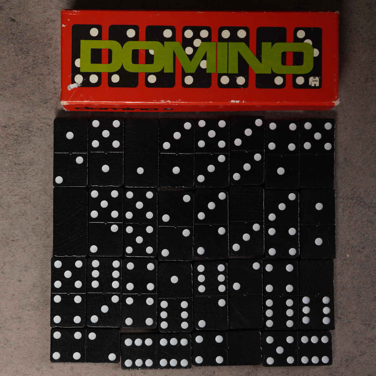 1980荷蘭Jumbo木製domino骨牌遊戲
