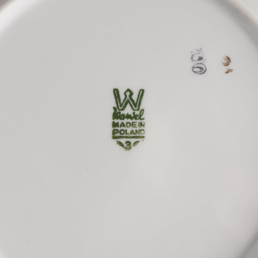 波蘭Wawel SA洛可可風格玫瑰餐盤