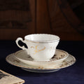 1938英國Radfords Crown China手繪蝴蝶結午茶三件套組