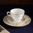 1938英國Radfords Crown China手繪蝴蝶結午茶三件套組