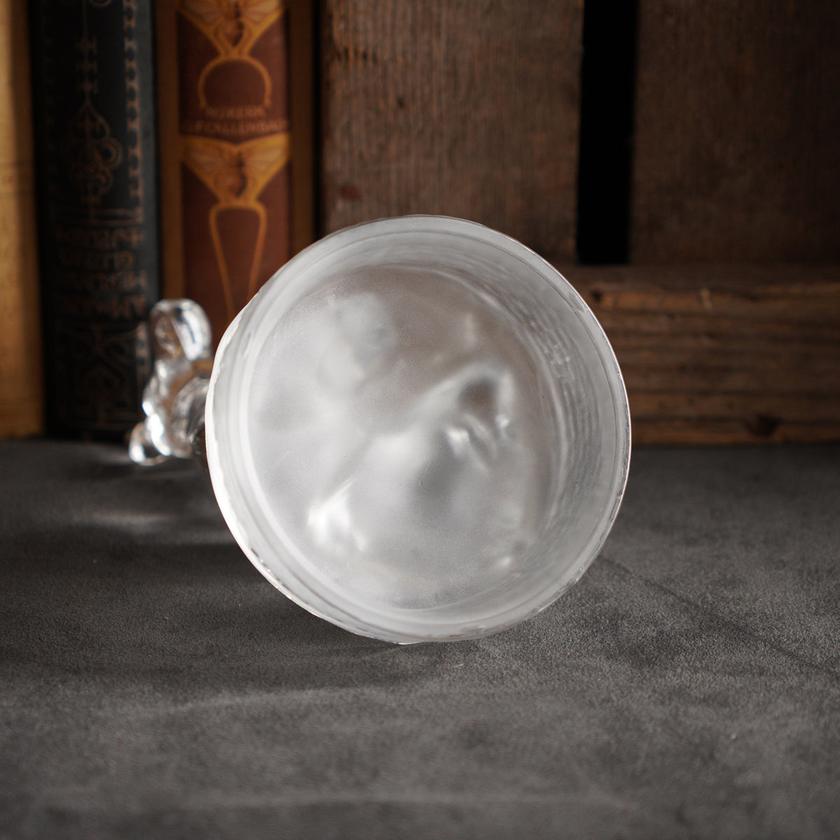 法國Cristal d’Arques梗犬造型水晶擺飾/紙鎮