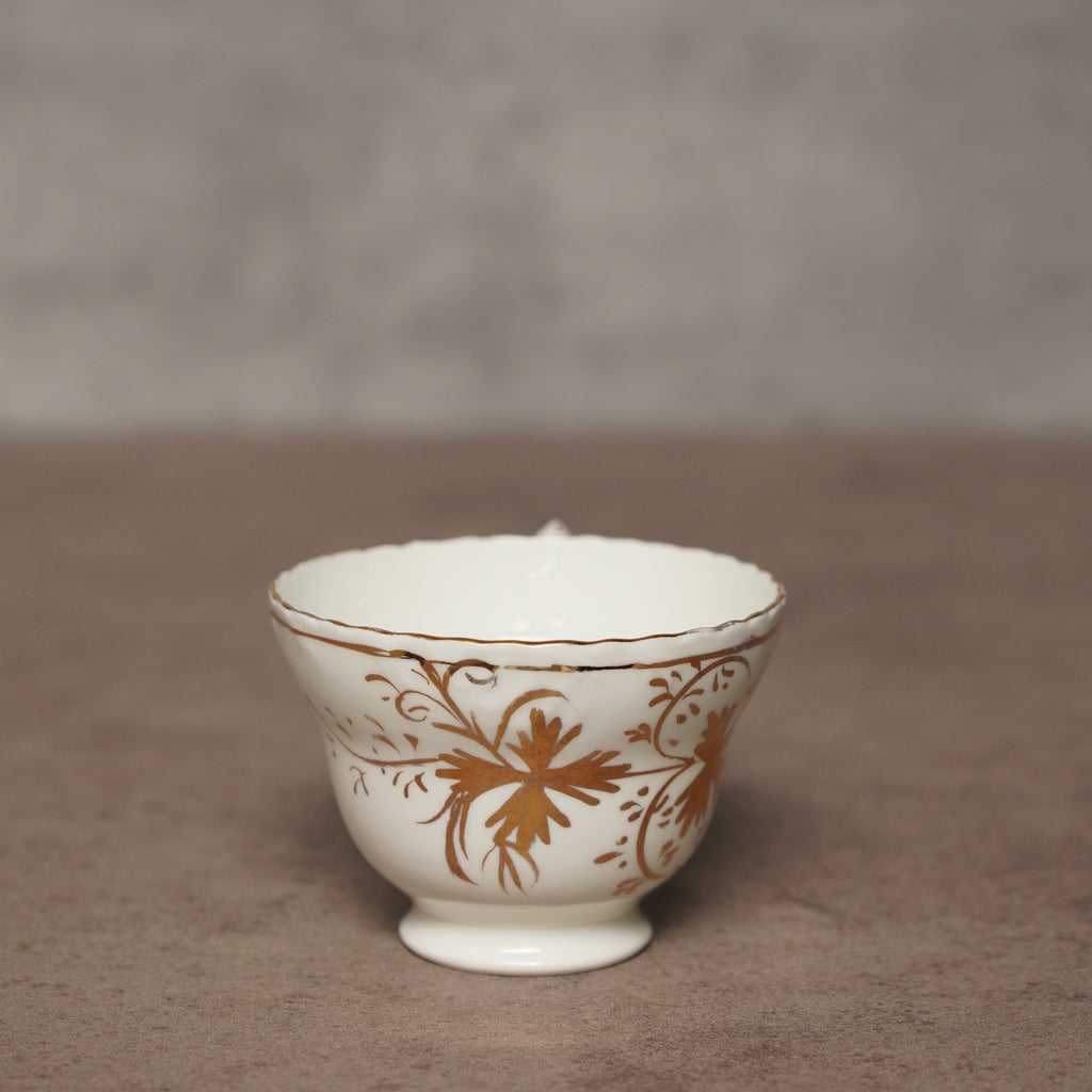 1938英國Radfords Crown China手繪蝴蝶結午茶三件套組