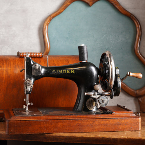 1906年Singer 28古董手搖縫紉機