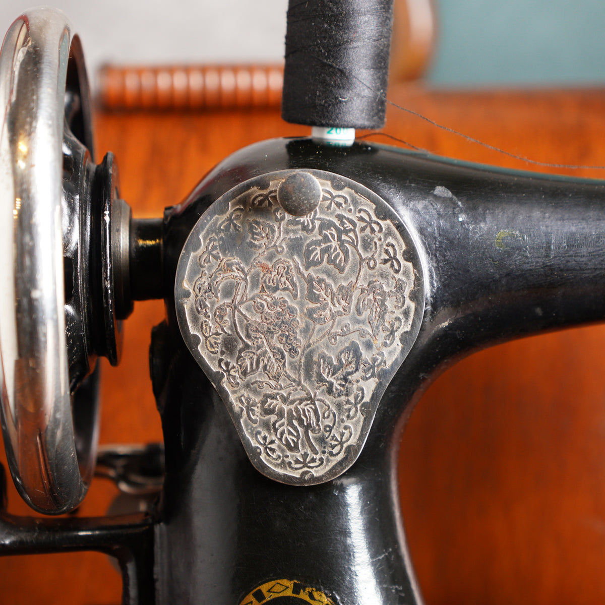 1906年Singer 28古董手搖縫紉機