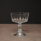 法國Cristal d'Arques"Louvre"系列絕版水晶雪酪甜品杯