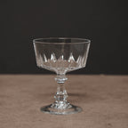 法國Cristal d'Arques"Louvre"系列絕版水晶雪酪甜品杯