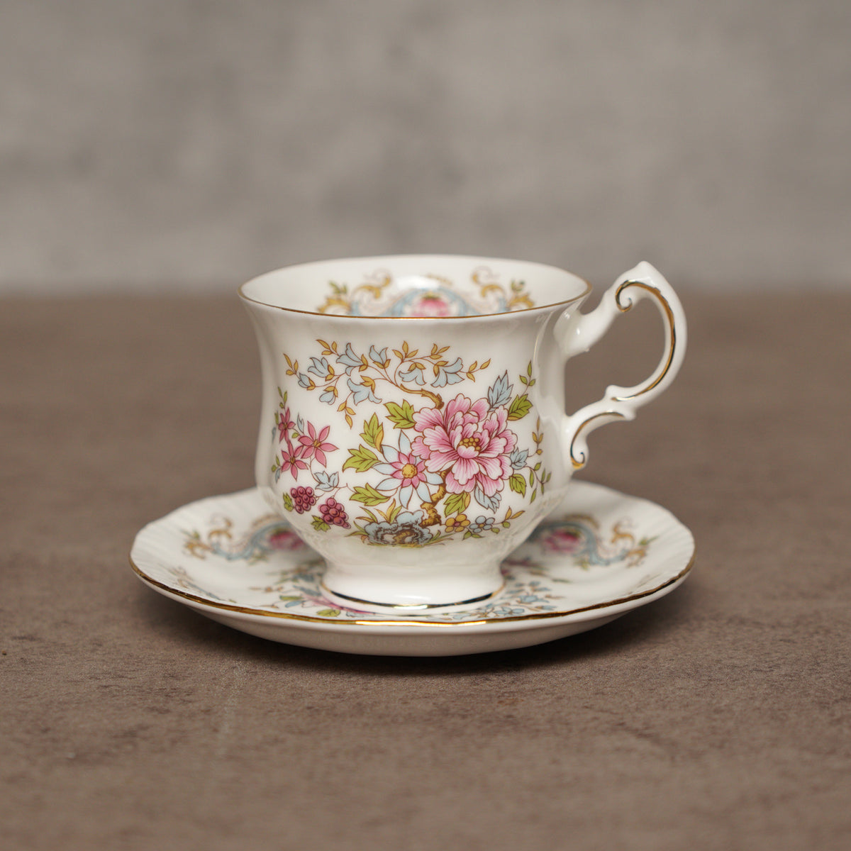 1949英國Royal Standard "Mandarain"系列細骨瓷對杯組