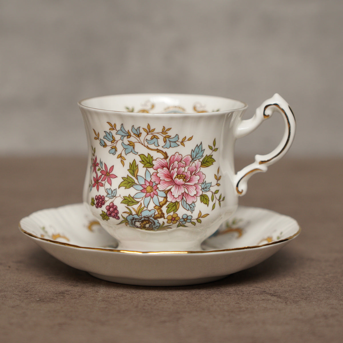 1949英國Royal Standard "Mandarain"系列細骨瓷對杯組