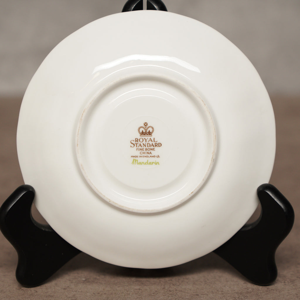 1949英國Royal Standard "Mandarain"系列細骨瓷對杯組