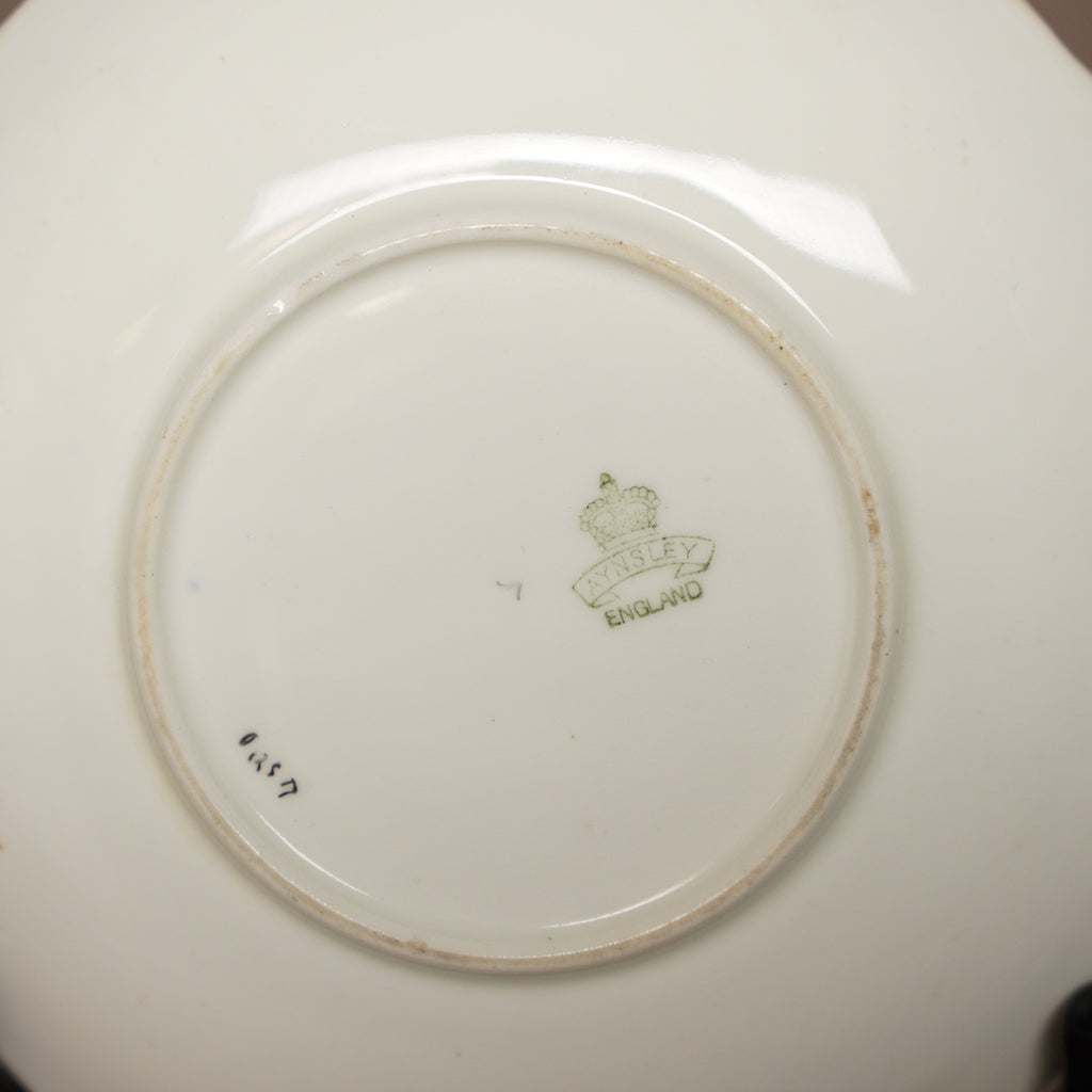 英國名瓷Aynsley半手繪古董骨瓷杯組