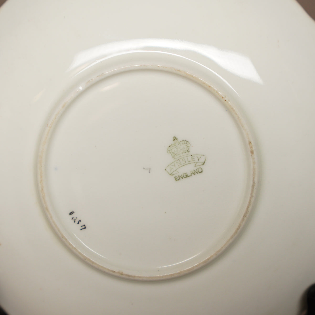 英國名瓷Aynsley半手繪古董骨瓷杯組