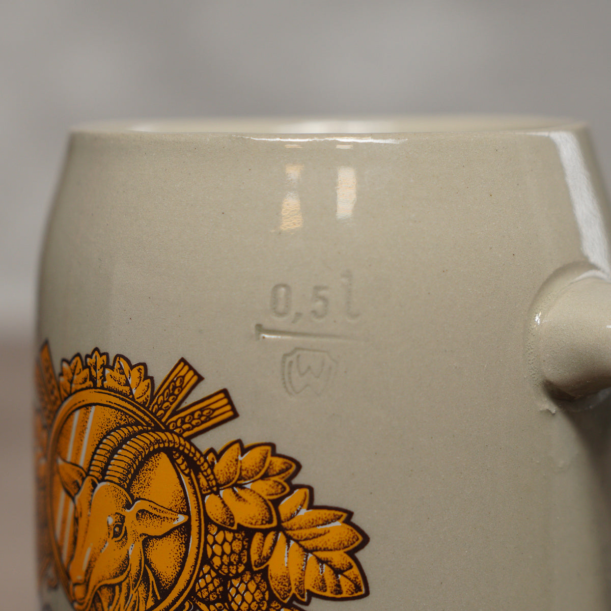 荷蘭Grolsch Bokbier公羊啤酒杯