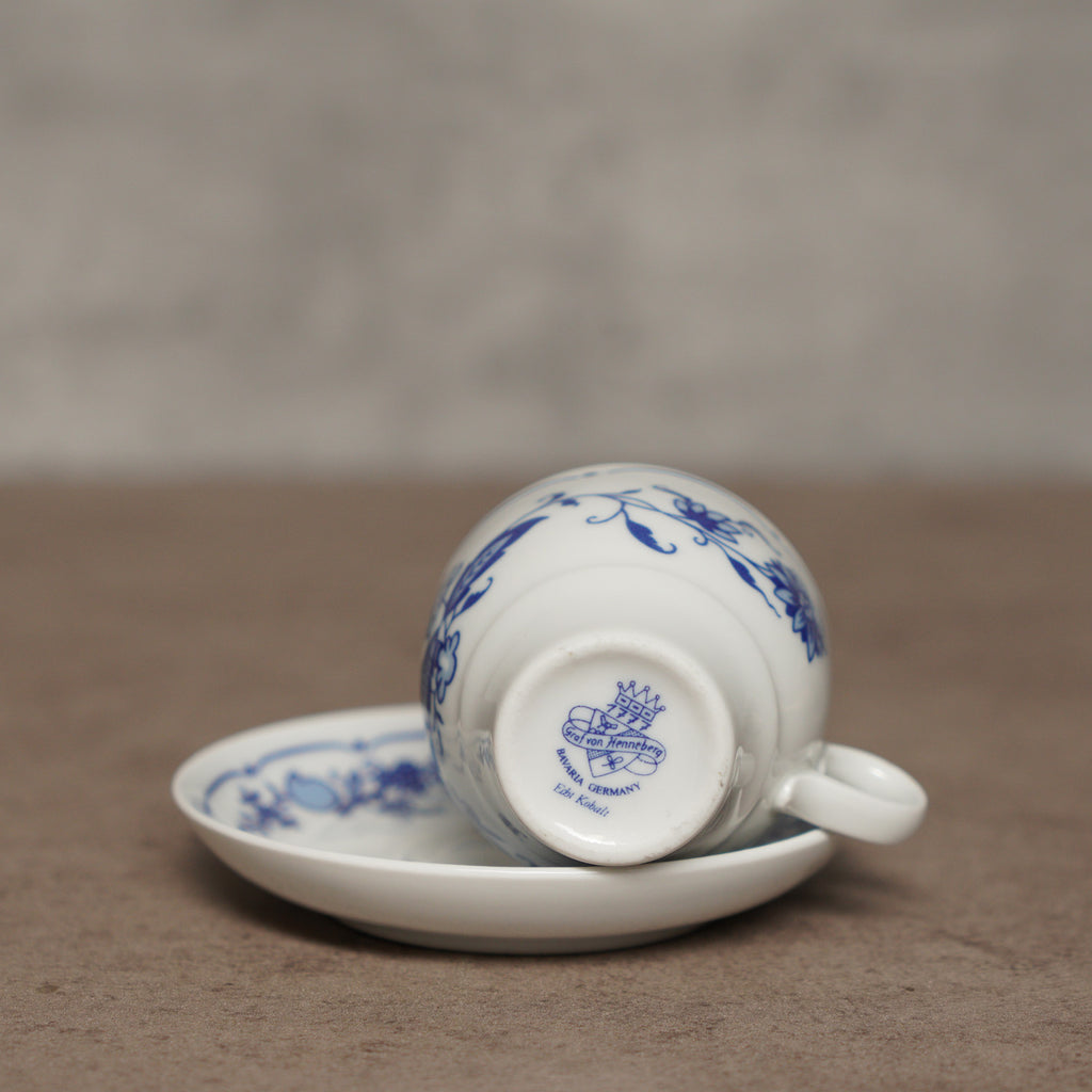 德國Graf von Henneberg"藍洋蔥"摩卡杯組