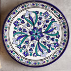 南歐"Majolica"風格手繪大型掛盤