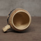 德國 Wick Werke城堡手繪浮雕啤酒杯