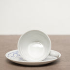 德國Kahla唐草Blau saks茶杯/咖啡杯組