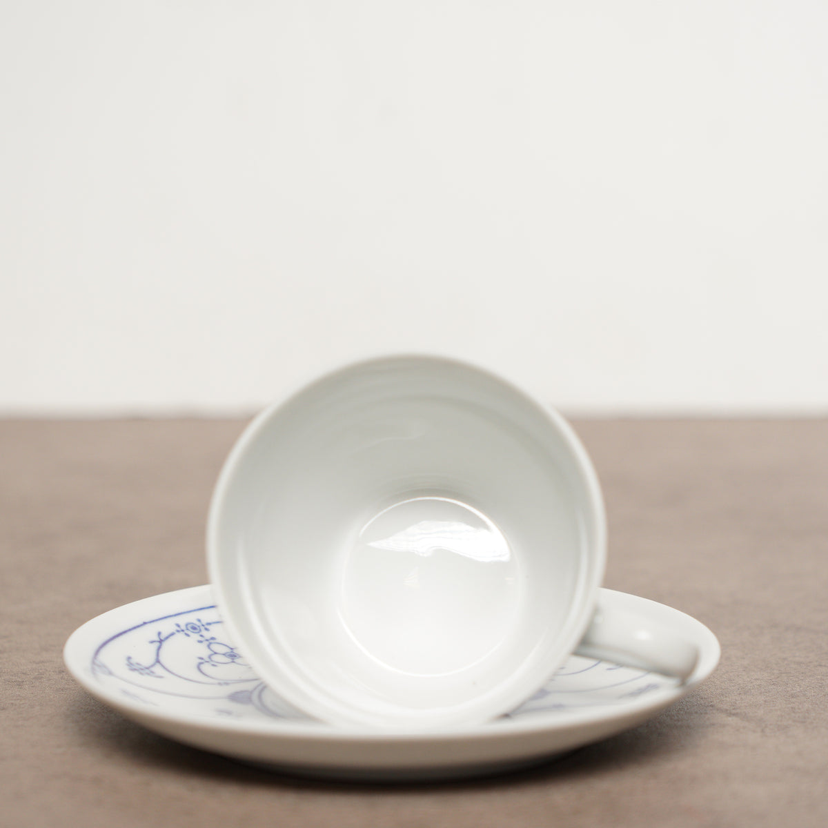 德國Kahla唐草Blau saks茶杯/咖啡杯組