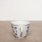 德國Kahla唐草Blau saks茶杯/咖啡杯組