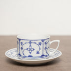 德國Kahla "Blau saks唐草"咖啡杯組