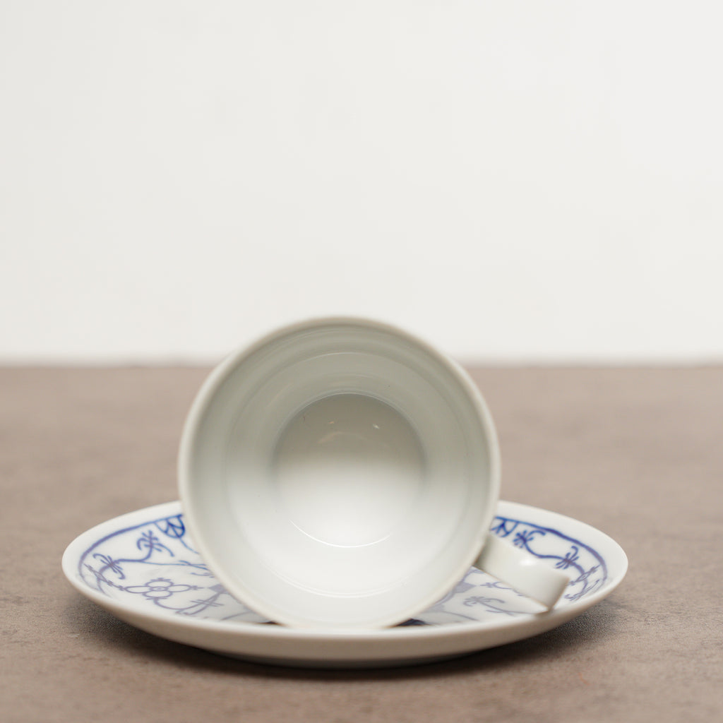 德國Winterling唐草紋Blau Saks咖啡杯組