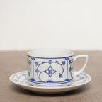 東德Jäger唐草紋Blau Saks茶杯組
