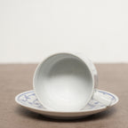 東德Jäger唐草紋Blau Saks茶杯組